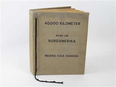 40.000 km "Rund um Nordamerika vom 5. Jänner - 5 Juli 1939" - Autoveicoli d'epoca e automobilia