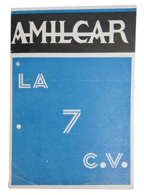 Amilcar - Autoveicoli d'epoca e automobilia