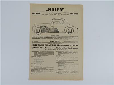 Maifa Kraftwagen - CLASSIC CARS and Automobilia