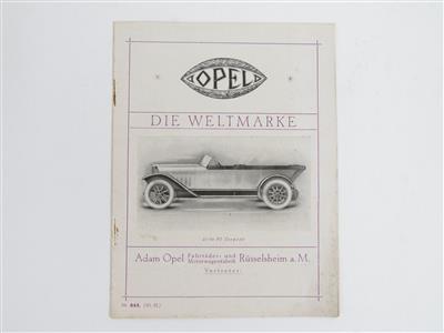 Opel "Modellprogramm 1922" - CLASSIC CARS and Automobilia