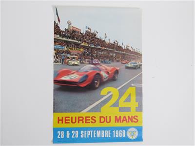 Plakat "Le Mans 1968" - Historická motorová vozidla