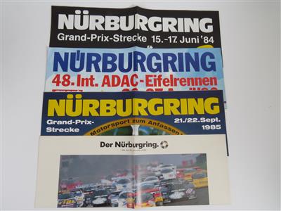 Rennplakate "Nürburgring" - Klassische Fahrzeuge und Automobilia
