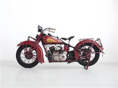 1936 Indian Scout - Historická motorová vozidla