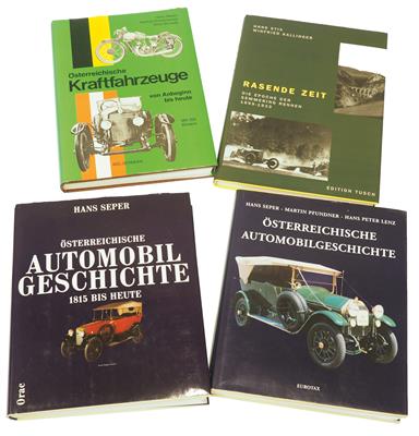 4 Bücher über die österreichische Automobilgeschichte - Scootermania