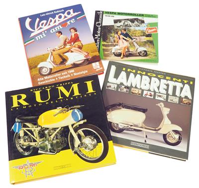 4 Bücher über Vespa, Lambretta und Rumi - Scootermania