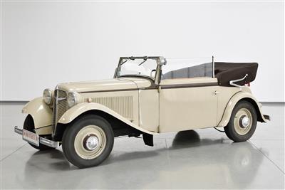 1933 Adler Trumpf AV 1.5-litre convertible - Historická motorová vozidla