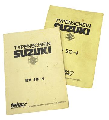 2 Typenscheine Suzuki RV 50-4 - Scootermania reloaded