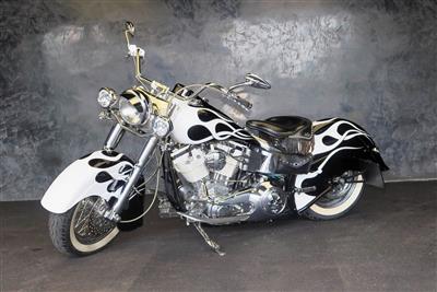1993 Harley Davidson Softail Custom FXST "The Ghost" - Autoveicoli d'epoca