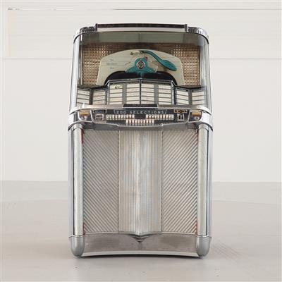 JUKEBOX MINIATURE REPLICA WURLITZER 2000 CENTENNIAL (1956) PLAYS