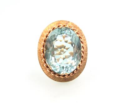 Aquamarin Ring ca. 24,70 ct - Jewellery
