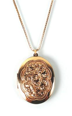 Medaillon an Venezianerhalskette - Um?ní, starožitnosti, šperky