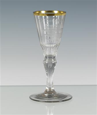 Weinbrandglas, letztes Viertel 18. Jahrhundert - Arte, antiquariato e gioielli