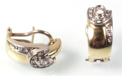Ohrclip Brillanten - Antiques, art and jewellery
