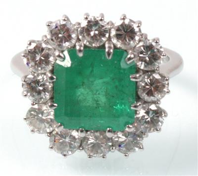 Smaragddamenring - Arte, antiquariato e gioielli