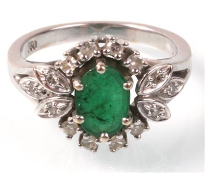 Smaragddamenring - Arte, antiquariato e gioielli