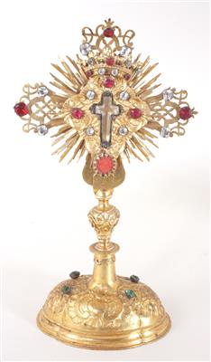 Historismus-Reliquienkreuz - Arte, antiquariato e gioielli