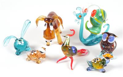 Konvolut Tierfiguren (7 Stück) - Online Auktion Kunst, Antiquitäten und Schmuck
