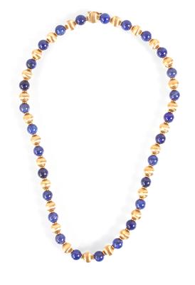 Halskette mit Lapis Lazuli - Antiques, art and jewellery