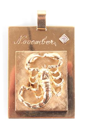Sternzeichenanhänger "Skorpion" - Antiques, art and jewellery