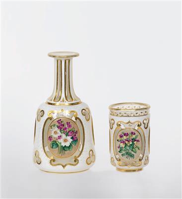 Biedermeier-Stulpflasche um 1830 - Arte, antiquariato e gioielli
