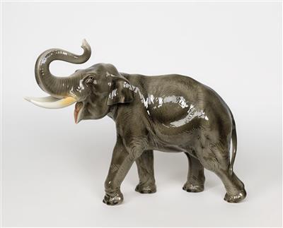 Tierfigur "Indischer Elefant" - Online Auktion Kunst, Antiquitäten und Schmuck
