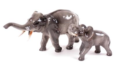 Elefantenpaar - online auction Kunst, Antiquitäten und Schmuck