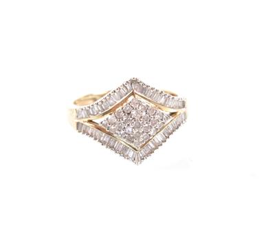 Diamantdamenring - Antiques, art and jewellery