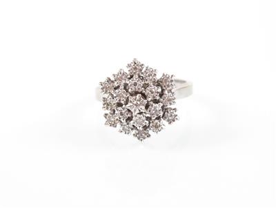 Diamantdamenring - online auction Kunst, Antiquitäten und Schmuck