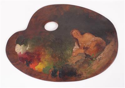 Malerpalette - online auction Kunst, Antiquitäten und Schmuck
