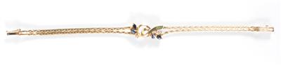 Brillant Saphir Armkette - Arte, antiquariato e gioielli