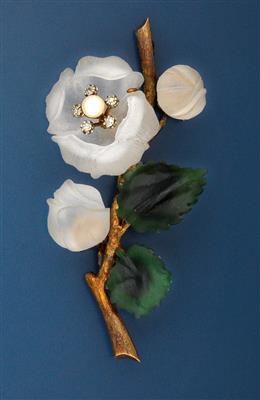 Blütenbrosche - Antiques, art and jewellery