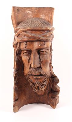 Holzskulptur "Jesus Christus Schmerzensmann" - Kunst und Antiquitäten