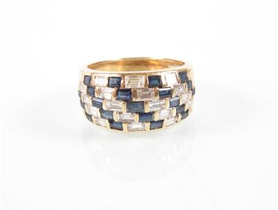 Brillant Saphir Ring - Art and Crafts 1900-1950, Jewellery