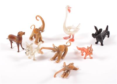 8 Tierfiguren - Kunst bis 300€