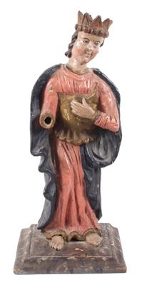 Heiligenfigur ohne Attribute - Arte, antiquariato e gioielli
