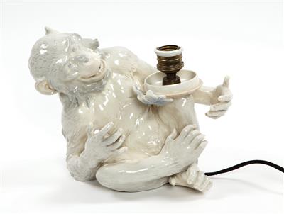 Tischlampe "Sitzender Affe" - Kunst, Antiquitäten und Schmuck