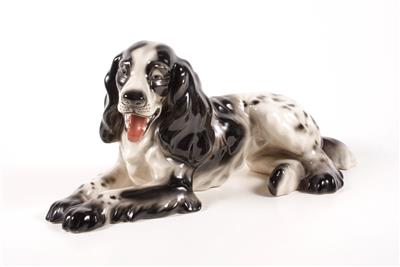 Liegender Cocker Spaniel - Antiques, art and jewellery