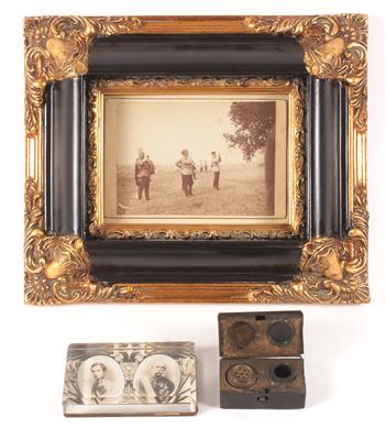 Altes Foto "Kaiser Franz Joseph I. beim Manöver" - Kunst, Antiquitäten und Schmuck