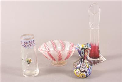 3 Vasen/1 Schale - Antiques, art and jewellery