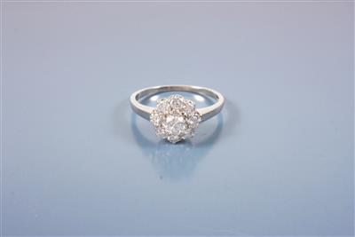 Brillantdamenring zus. ca. 0,75 ct - Antiques, art and jewellery