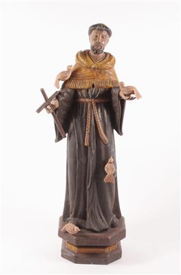 Heiligenfigur "Franz von Assisi" - Kunst, Antiquitäten und Schmuck