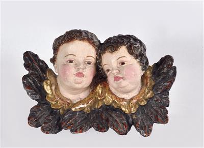 Paar Engelsköpfe im BarockChrarakter - Antiques, art and jewellery