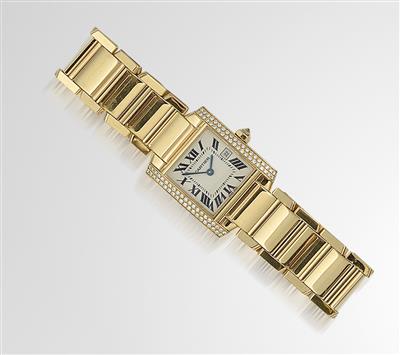 CARTIER TANK FRANCAISE MM - Antiques, art and jewellery