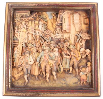 Holzrelief - Kunst, Antiquitäten und Schmuck