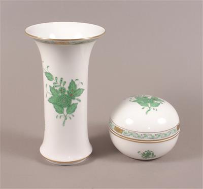 Vase/Deckeldose - Antiques, art and jewellery