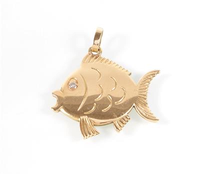 Brillant "Fisch" Anhänger - Schmuck, Kunst und Antiquitäten