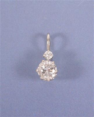 Brillantanhänger ca. 0,65 ct - Arte, antiquariato e gioielli