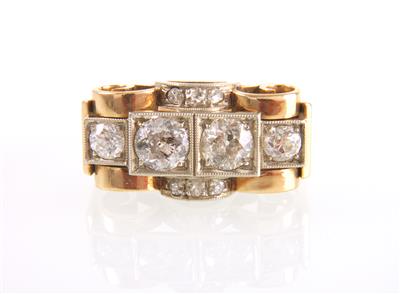 Diamant Damenring zus. ca. 1,45 ct - Arte, antiquariato e gioielli