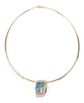 Brillant/Opal Collier - Art and antiques