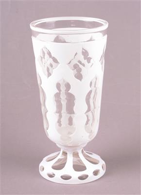 Biedermeier Fußbecher um 1830 - Arte e antiquariato